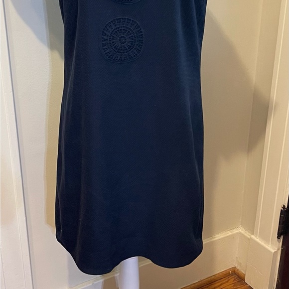 Boden Navy Blue fully lined cotton shift dress - Picture 3 of 6